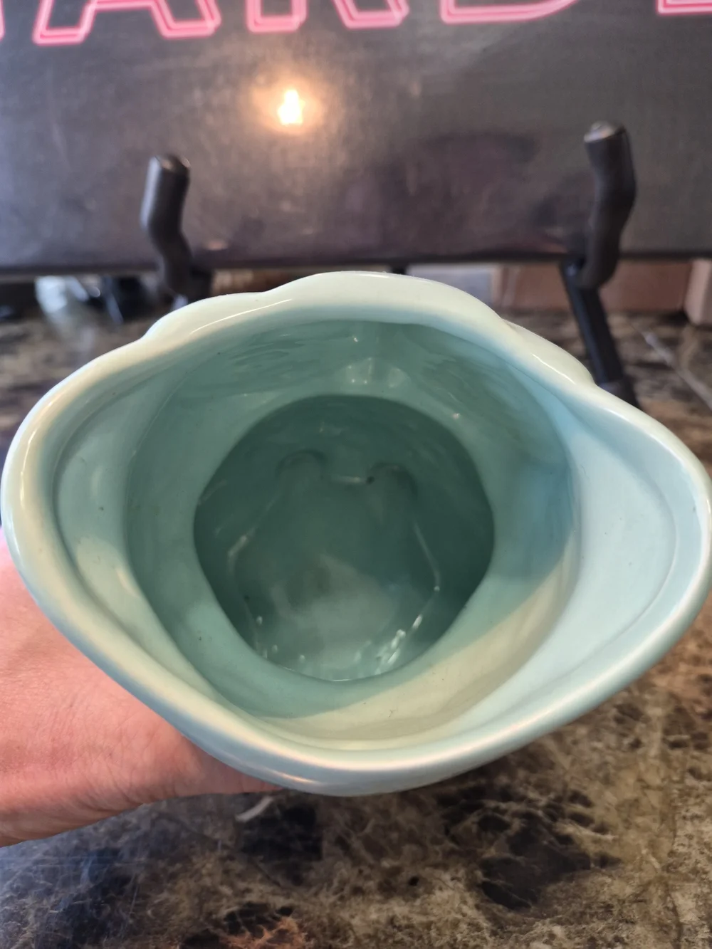 Utensil Holder World Market Ceramic Turquoise Aqua/Blue Owl   The World Market C